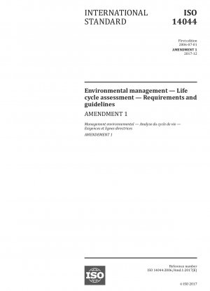 環境管理 製品ライフサイクル評価 要件とガイドライン 修正 1