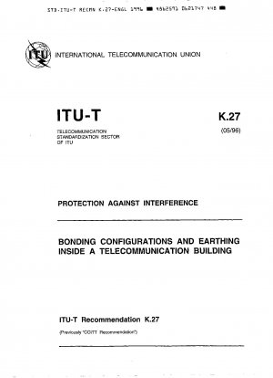 電気通信ビルの接続構造と接地 - 耐干渉保護 (研究グループ 5) 26 ページ