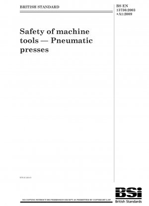 工作機械の安全性、空気圧プレス