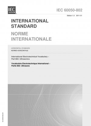 国際電気技術用語集、パート 802: 超音波