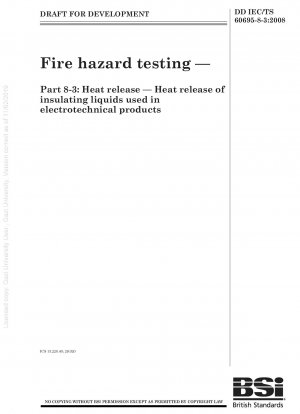 火災危険性試験 放熱 電気製品に使用される絶縁液体の放熱