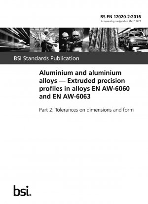 アルミニウムおよびアルミニウム合金 合金の押出精密プロファイル EN AW-6060 および EN AW-6063: 寸法および形状の許容差