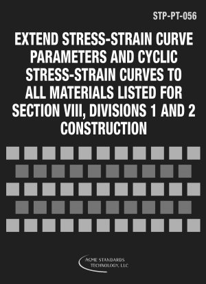 パート VIII、ディビジョン 1 および 2 の構造にリストされているすべての材料の拡張圧力ひずみ曲線パラメータおよび周期的圧力ひずみ曲線