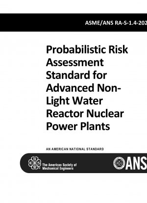 非軽水炉原子力発電所の確率論的リスク評価基準