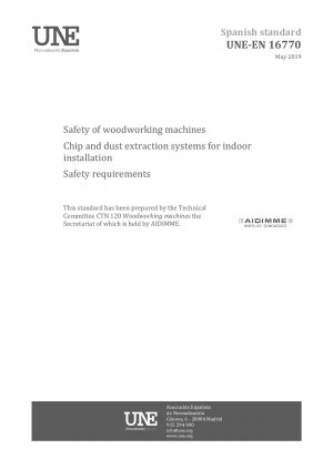 木工機械の安全室に設置される切粉および集塵システムの安全要件