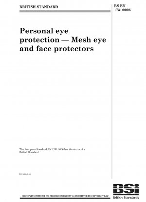 個人用目の保護具 メッシュの目と顔の保護具