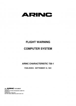 Flight Alert Computer System 1979 には付録 1 が含まれています