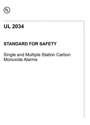 UL 安全規格 単一ステーションおよび複数ステーションの一酸化炭素警報器