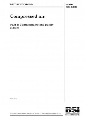 圧縮空気、汚染物質と純度クラス