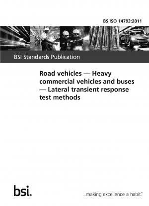道路車両、大型商用車および自動車、横方向過渡応答試験方法
