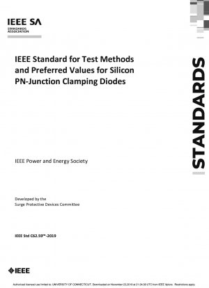 シリコン PN 接合クランプ ダイオードのテスト方法と推奨値に関する IEEE 規格