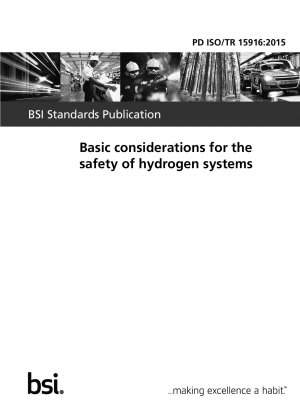 水素システムの安全性に関する基本的な考慮事項
