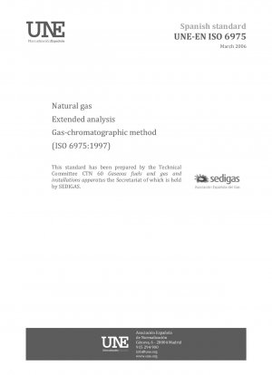 天然ガスの拡張分析のためのガスクロマトグラフィー (ISO 6975:1997)