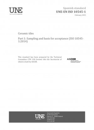 セラミックタイル パート 1: サンプリングと承認の基礎 (ISO 10545-1:2014)