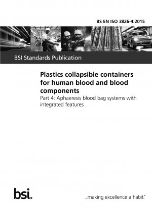 ヒト血液および血液成分用のプラスチック製の折りたたみ可能な容器、統合機能を備えた採血バッグ システム