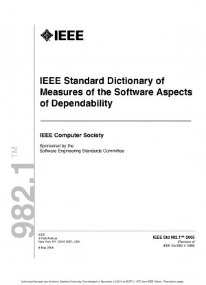 ソフトウェア信頼性メトリックの IEEE 標準辞書