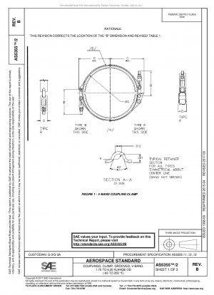(-65 ～ 250°F) 1.75 ～ 6.25 フランジ外径 クランプ溝付き V バンド カップリング